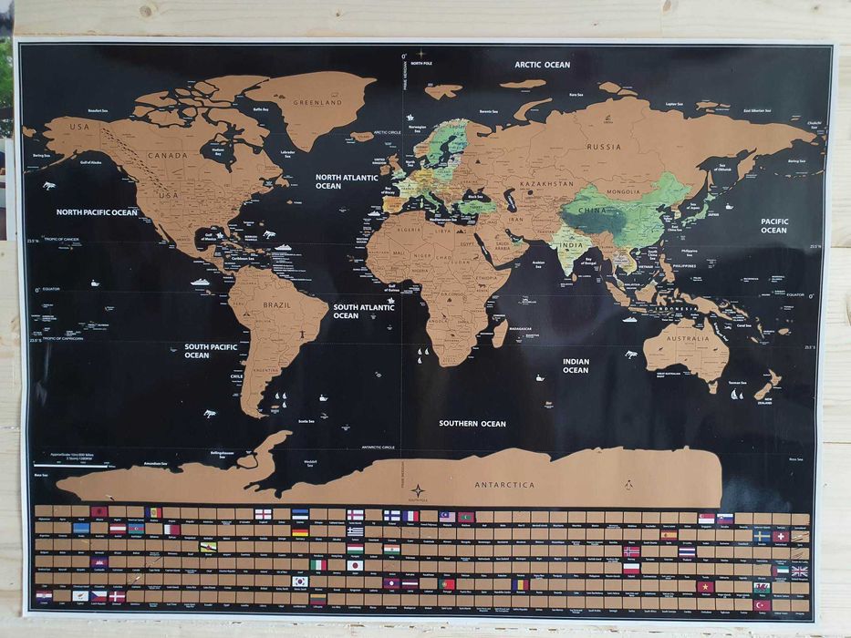 Harta razuibila | Harta lumii cu steagurile lumii | Colectionari