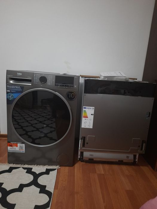 Masina de spalat plus uscator  la pret de 2500 ronii si masina de sapa