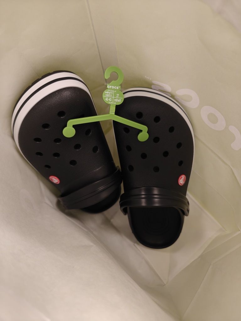 Crocs сабо черные