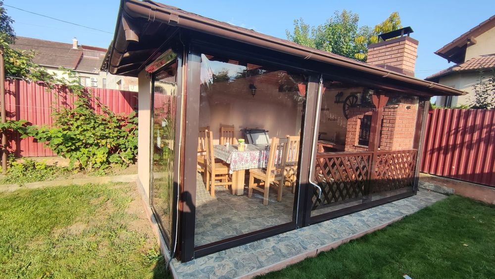 Rulouri Folie Transparenta Casetate cu Ghidaje.