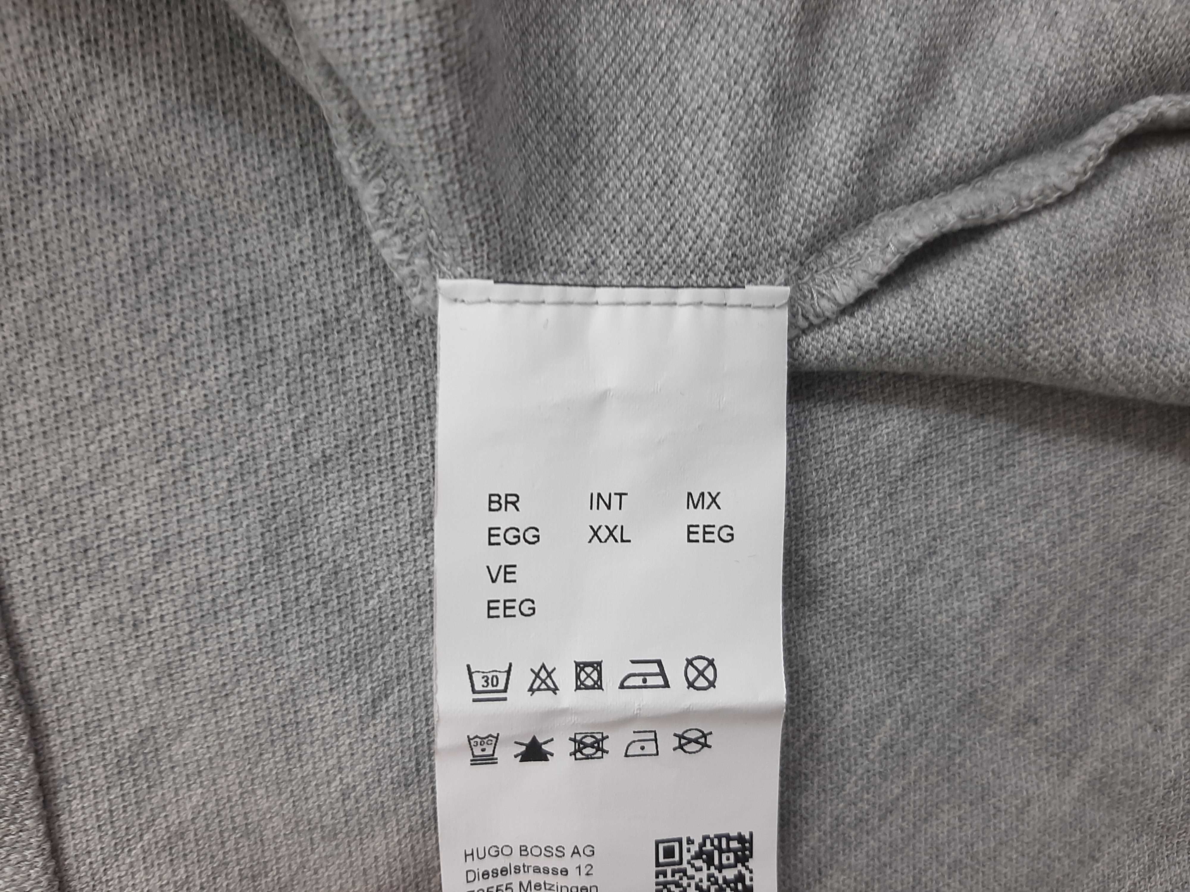 Hugo Boss Paddy - Оригинална мъжка тениска с яка размер 2XL