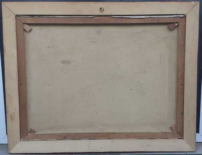 Tablou vechi - barca pe mal - semnat Patko Karoly