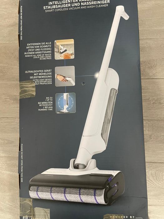 Aspirator vertical fara fir cu spalare Rowenta X-Clean 10 GZ7540WO