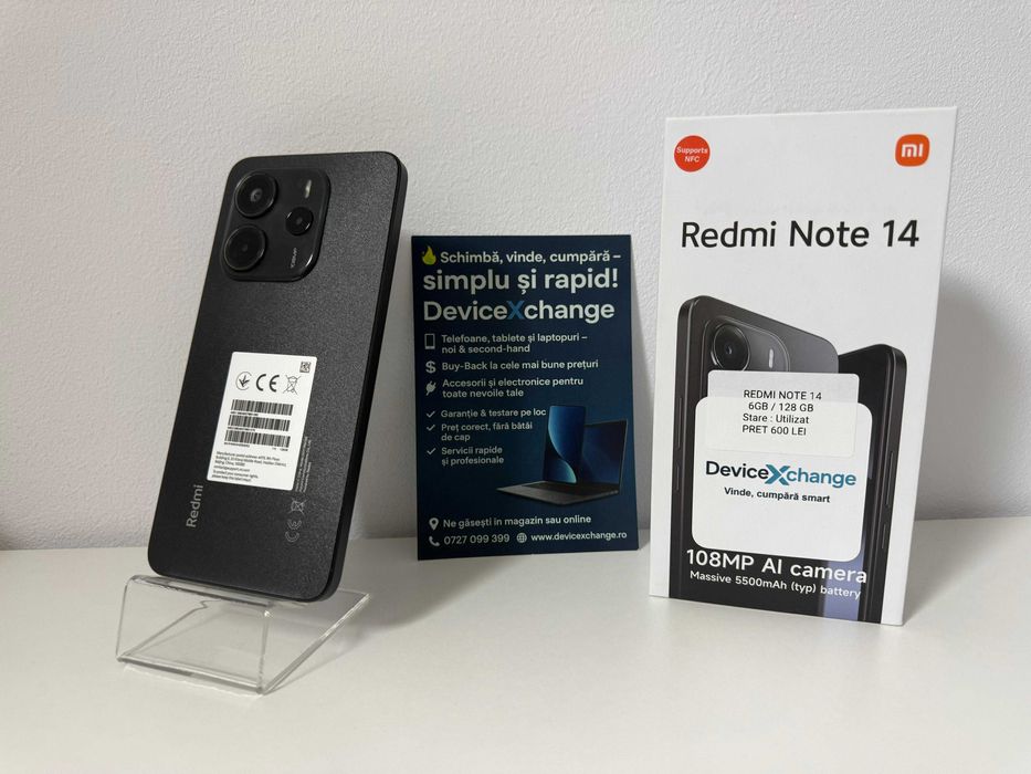 Redmi Note 14 SH 6gb\128 gb * Garantie *Buy Back * deviceXchange