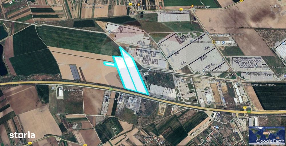 Teren intravilan 93,000mp / Autostrada A1/km 23