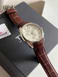 Ceas Tissot Couturier Chronograph, curea piele maro
