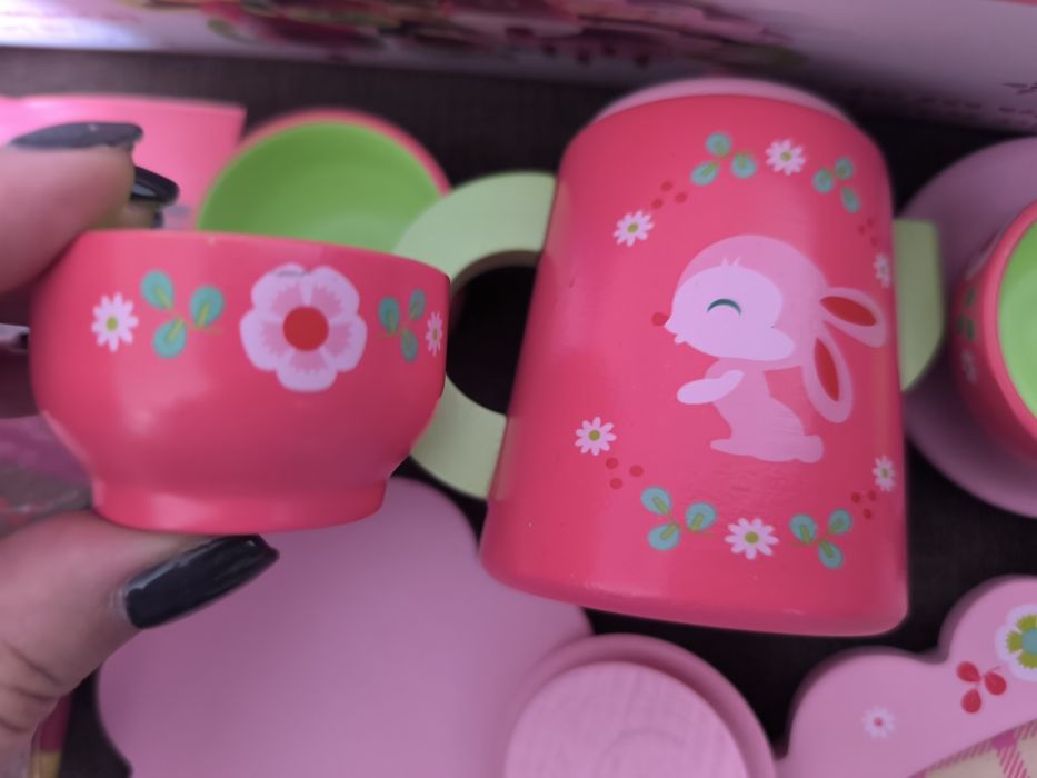 Дървен комплект за чай Djecо