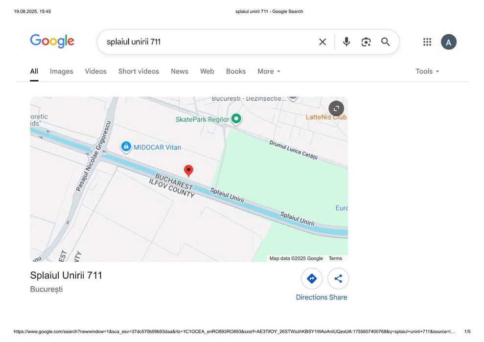 PROPRIETAR vând teren 5000 mp, Splaiul Unirii Nr. 711-713, 5000 MP