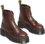 Papuci ghete Dr Martens Jetta maro inchis piele