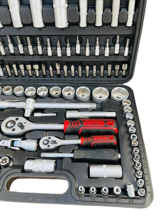 Куфар с инструменти 108 части Stahlmayer тресчокта 1/2 и 1/4