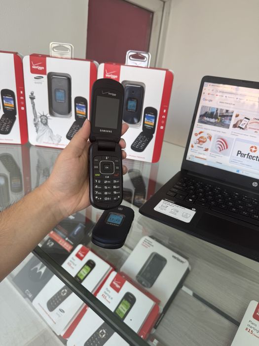 Perfectum telefon Verizon gusto 2 + bonus nomer