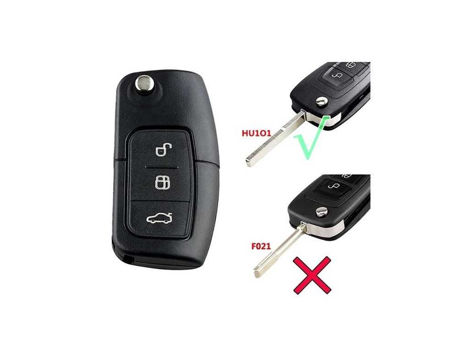 Кутийка за ключ за Ford Fiesta MK6, B-Max, Focus MK2, Galaxy MK3, Kuga
