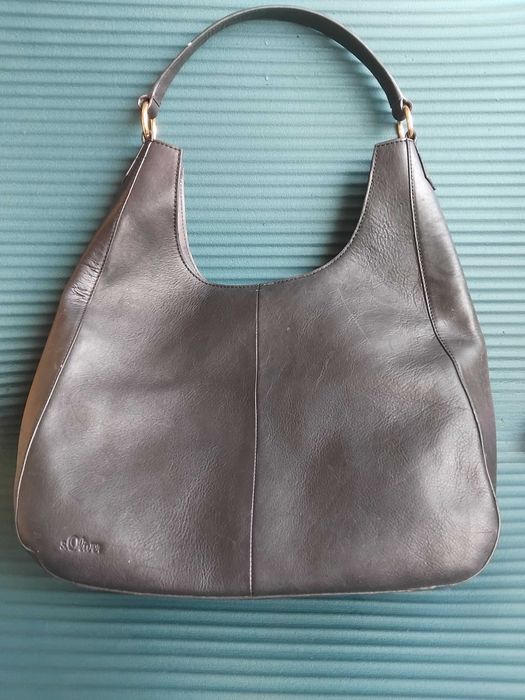 S. Oliver 100% оригинална дамска чанта - естествена кожа