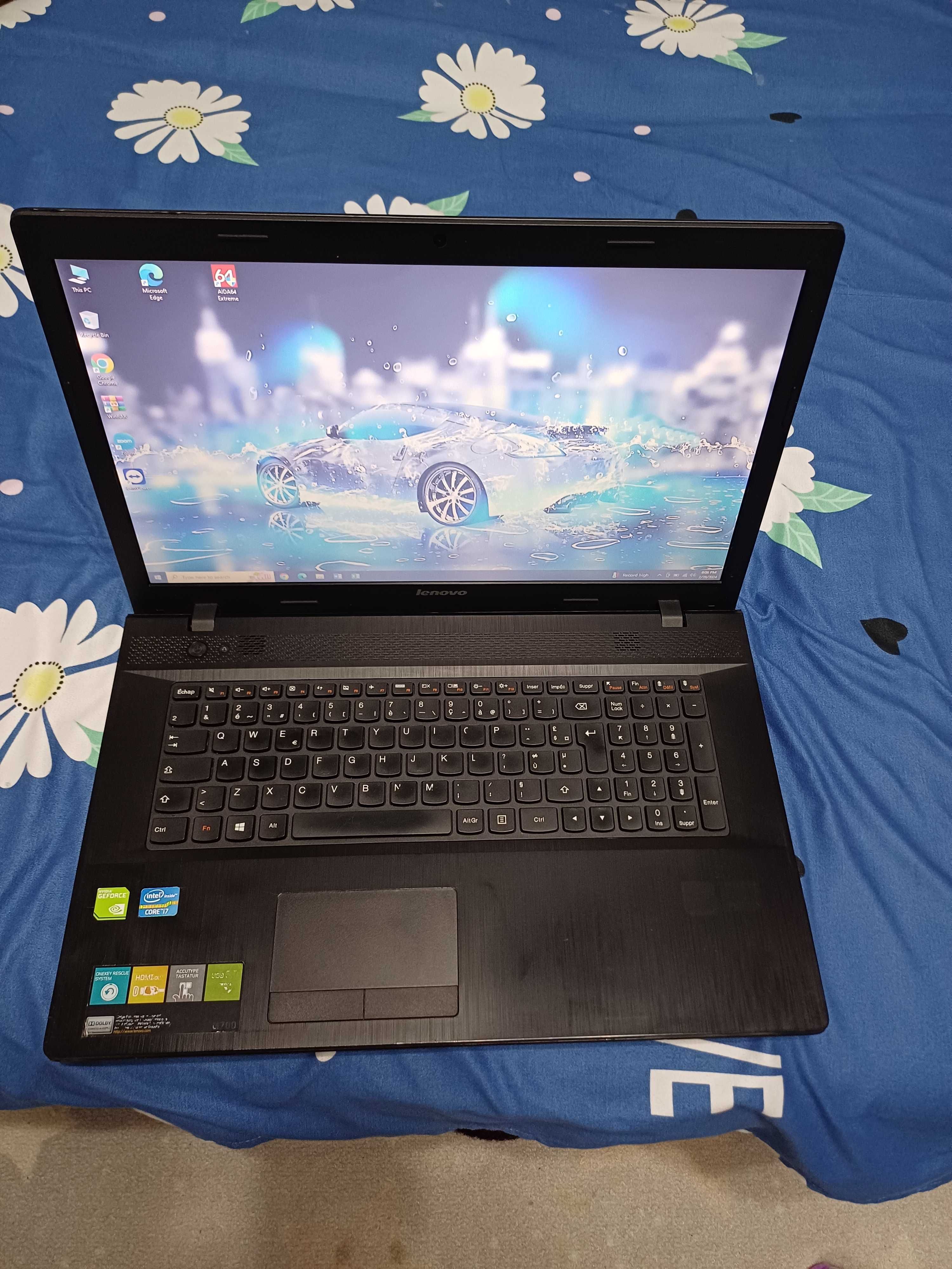 Lenovo G700/17.3" Led HD+/i7 a 3 gen/8 gb/SSD 240 GB/Nvidia