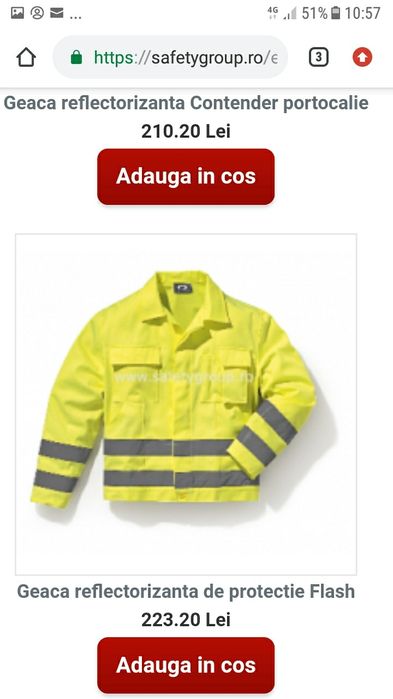 Bluza Sirsafety 52 galben reflectorizant