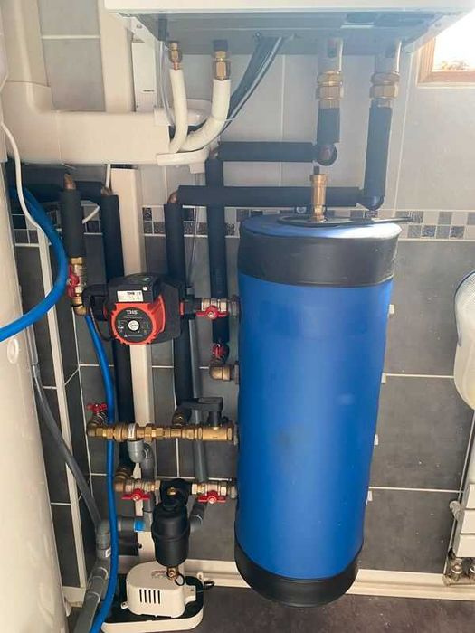 Pompa de caldura Panasonic 9kw + Boiler cu pompa de caldura integrata