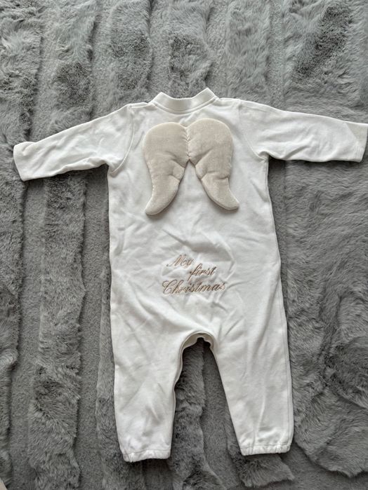 Salopetă Crăciun bebe