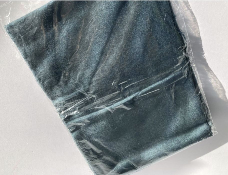 Esarfa/Sal Zee verde smarald Avon, cu franjuri