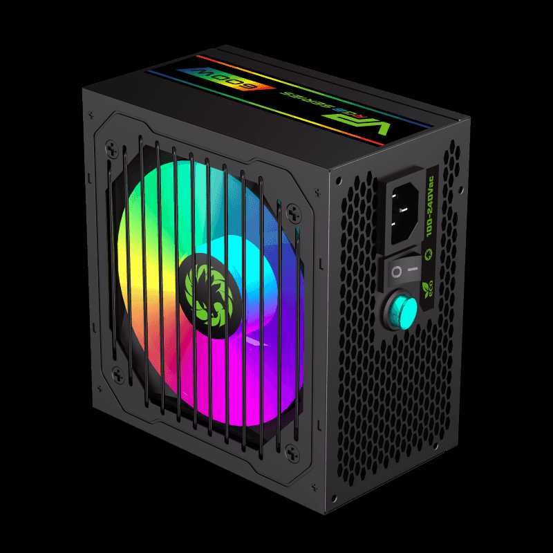[НОВЫЙ] Блок питания GameMax VP-600-RGB, 600W 80+ Bronze RGB LED