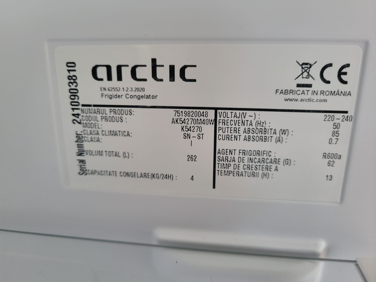 Combina Arctic/nu Indesit,Candy,Whirpool,Beko,Gorenje