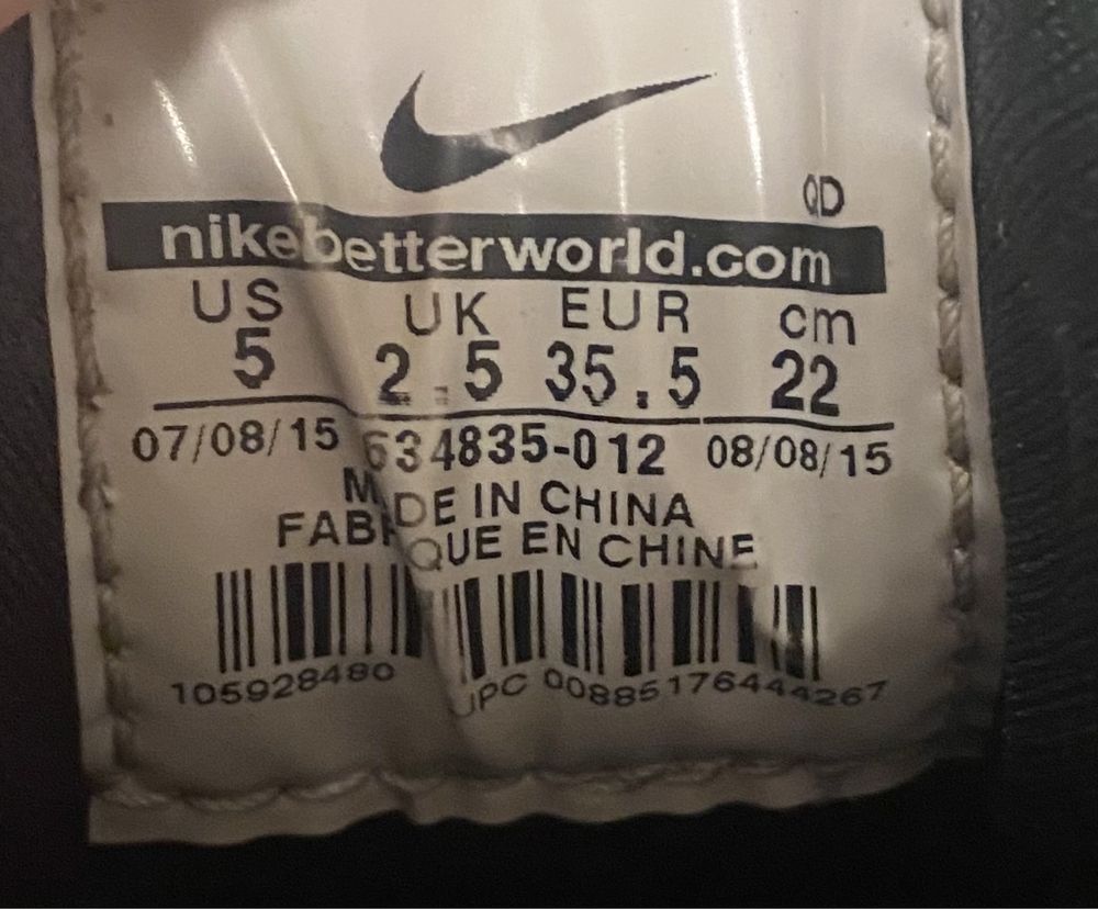 Adidasi Nike , nr 35,5