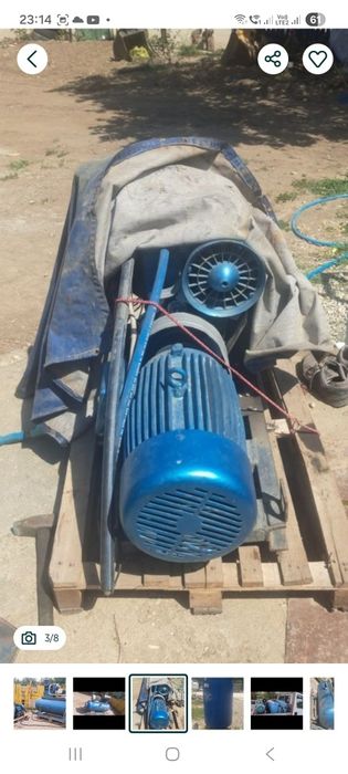 Vând compresoare profesionale 380v 500l cu 1500l/min