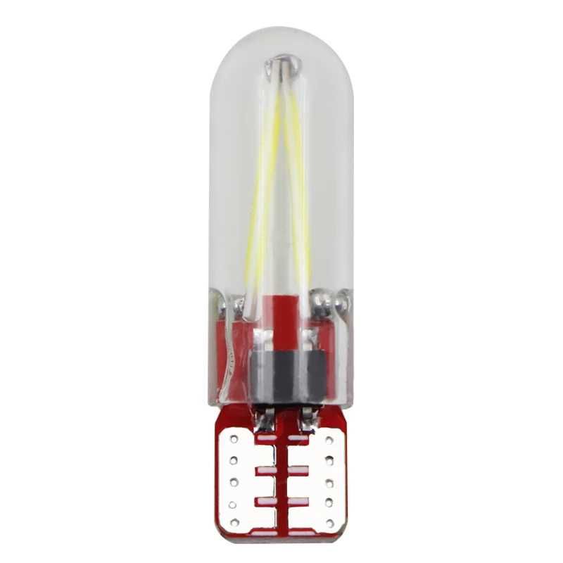 Set 2 Becuri LED COB T10 W5W Pentru Pozitii, Plafoniera Lumina Alba