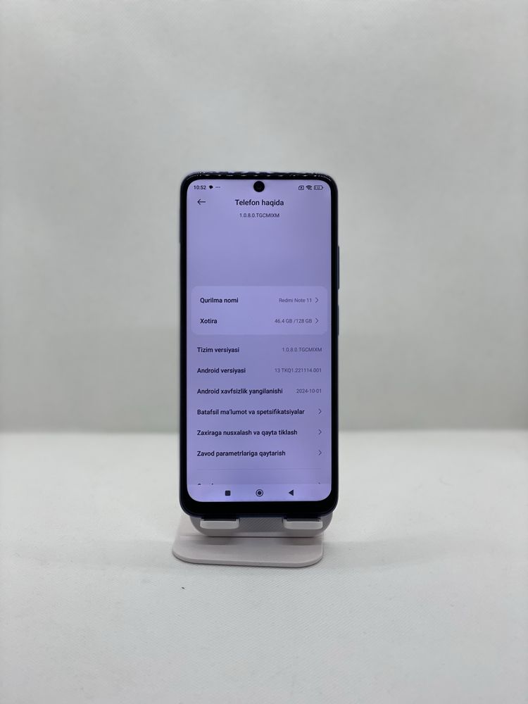 Redmi 11 holatlari tinniq