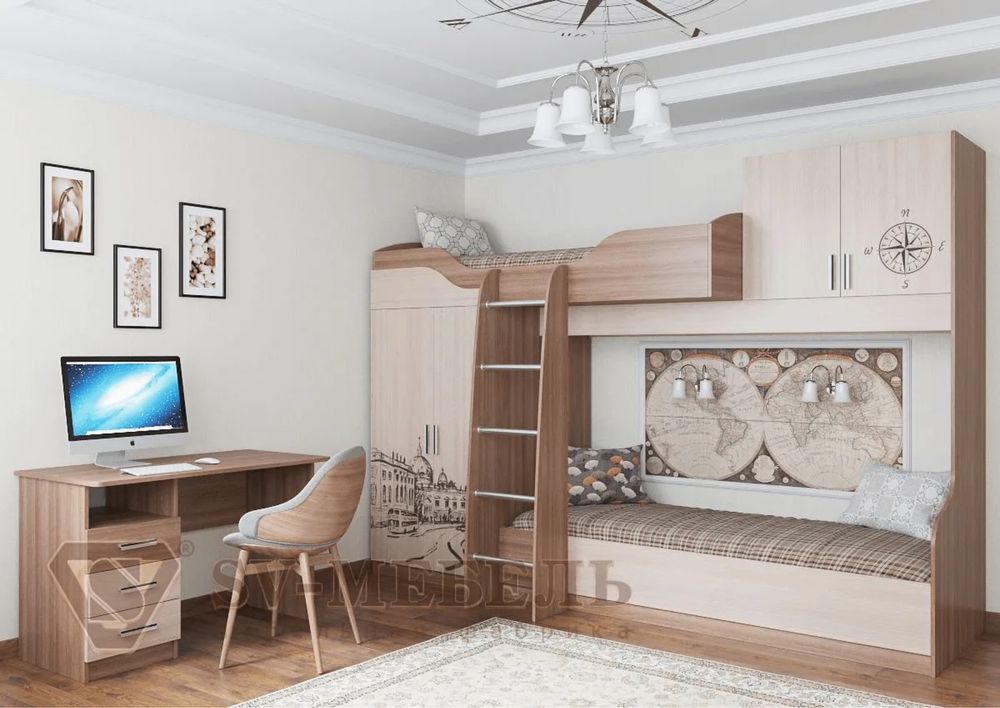 Продам двухъярусную детскую кровать