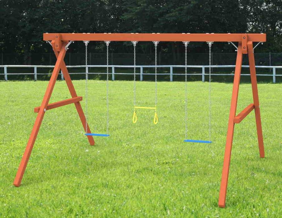 Деревянные качели детские из Кедра