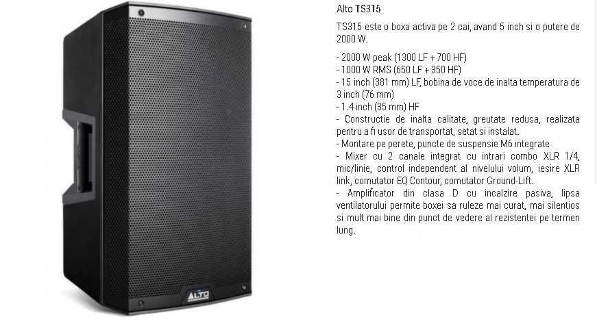 Boxe, microfoane, consola DJ și lumini