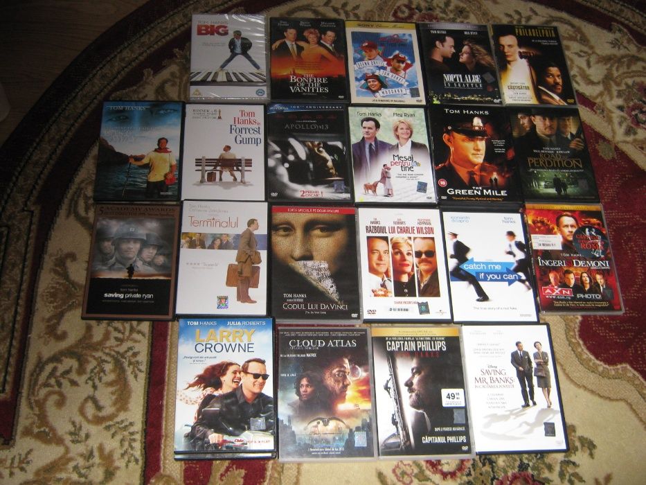 TOM HANKS,KEVIN SPACEY,Robin Williams,Daniel Day Lewis dvd filme colec