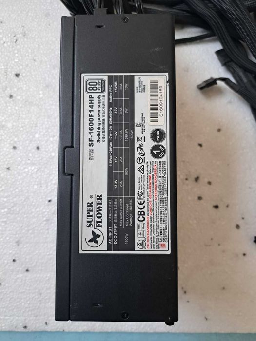 Захранване 1600W Super Flower Leadex Platinum