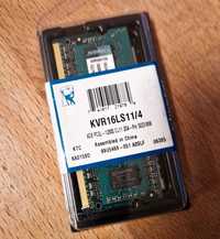 KVR16LS11/4 4GB PC3L-12800 CL11 204-Pin SODIMM NOU SIGILAT