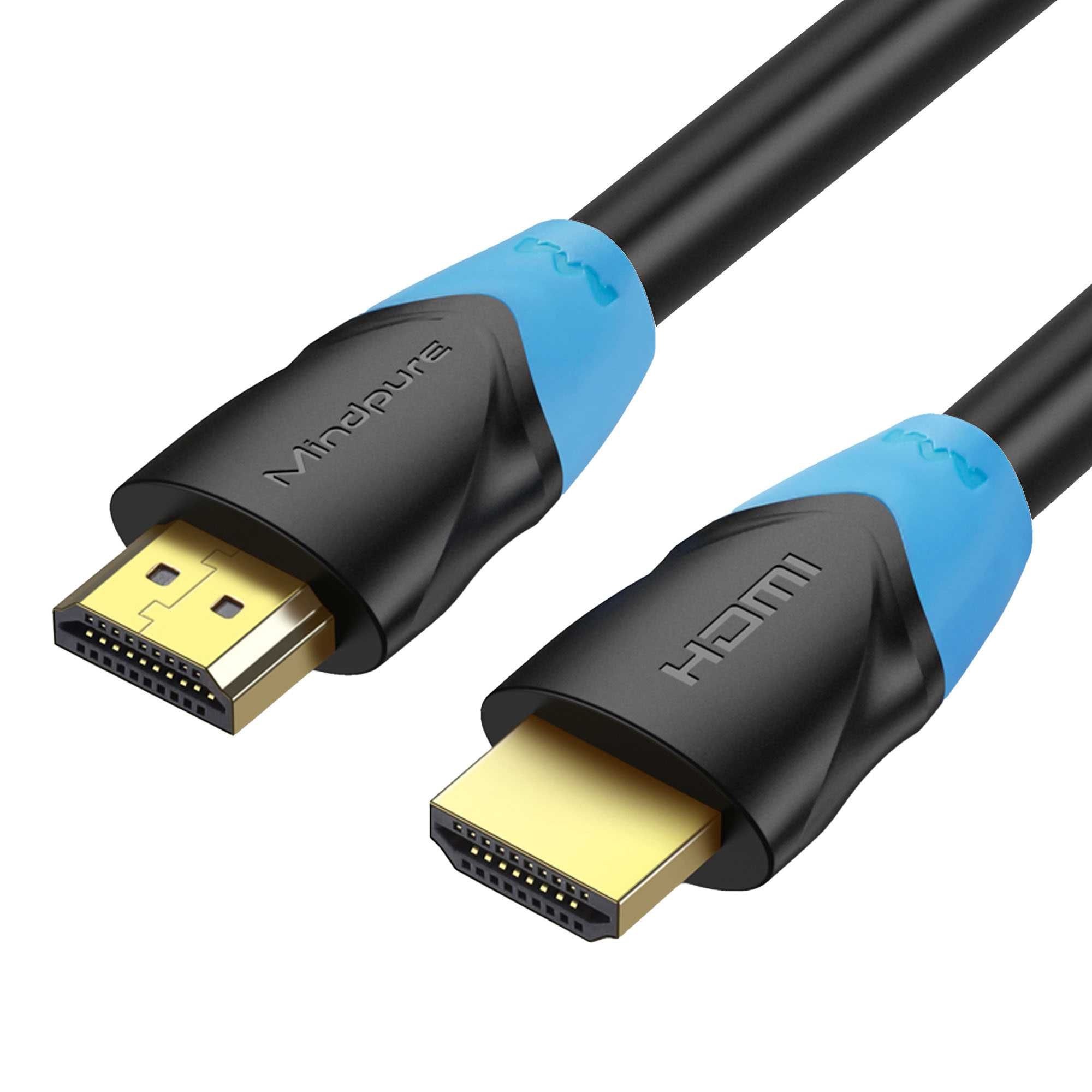 Кабель HDMI M - HDMI M, Mindpure, 5 м 4К ver. 2.0 новый в упаковке.