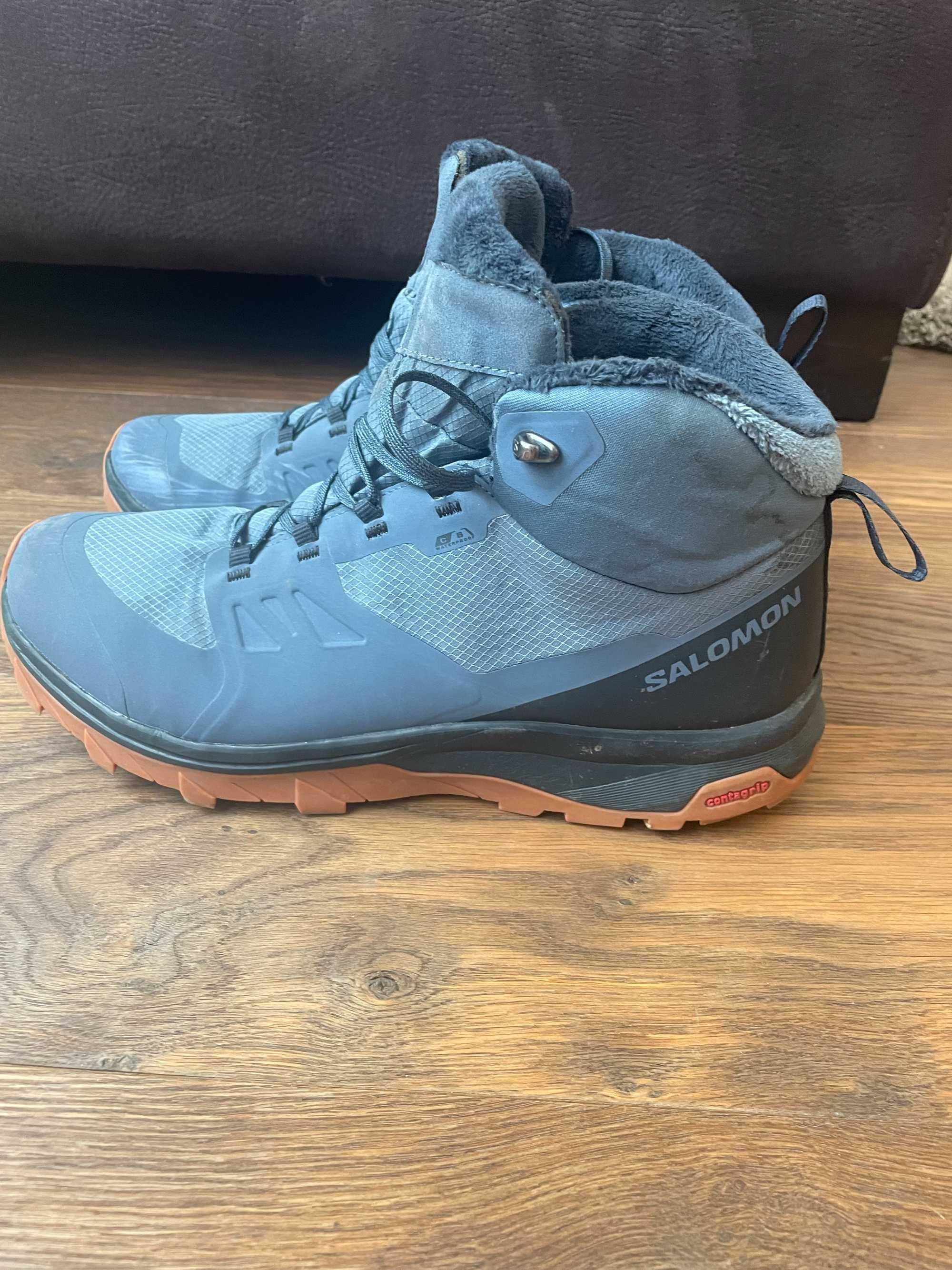 Мъжки зимни обувки Salomon Outsnap Cswp Bering/Carbon/Gum8