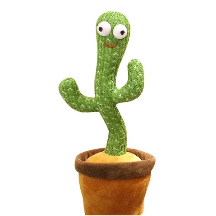 Jucarie de plus Cactus dansator cu acumulator