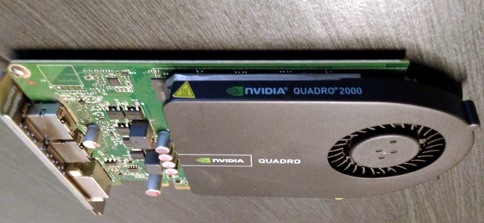 HP nVidia Quadro 2000 PROFESIONALA 1 GB DDR5/128bit PCI-E x16