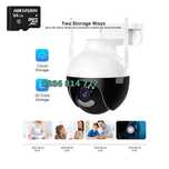 + карта 64GB 6MP - ICSEE SMART SPHERE 4LED WI-FI охранителна камера
