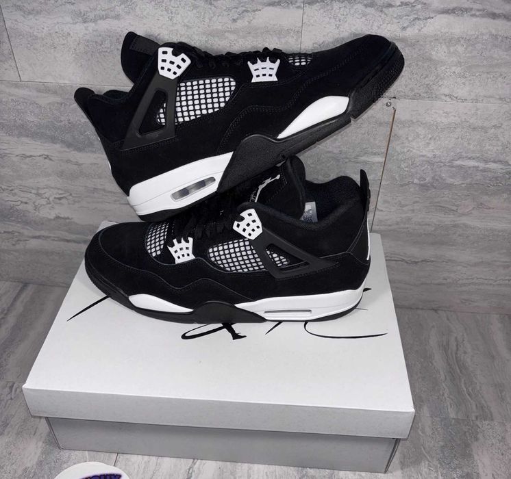 -329,99 RON- Jordan 4 White Thunder - Orice Masura - Verificare Colet