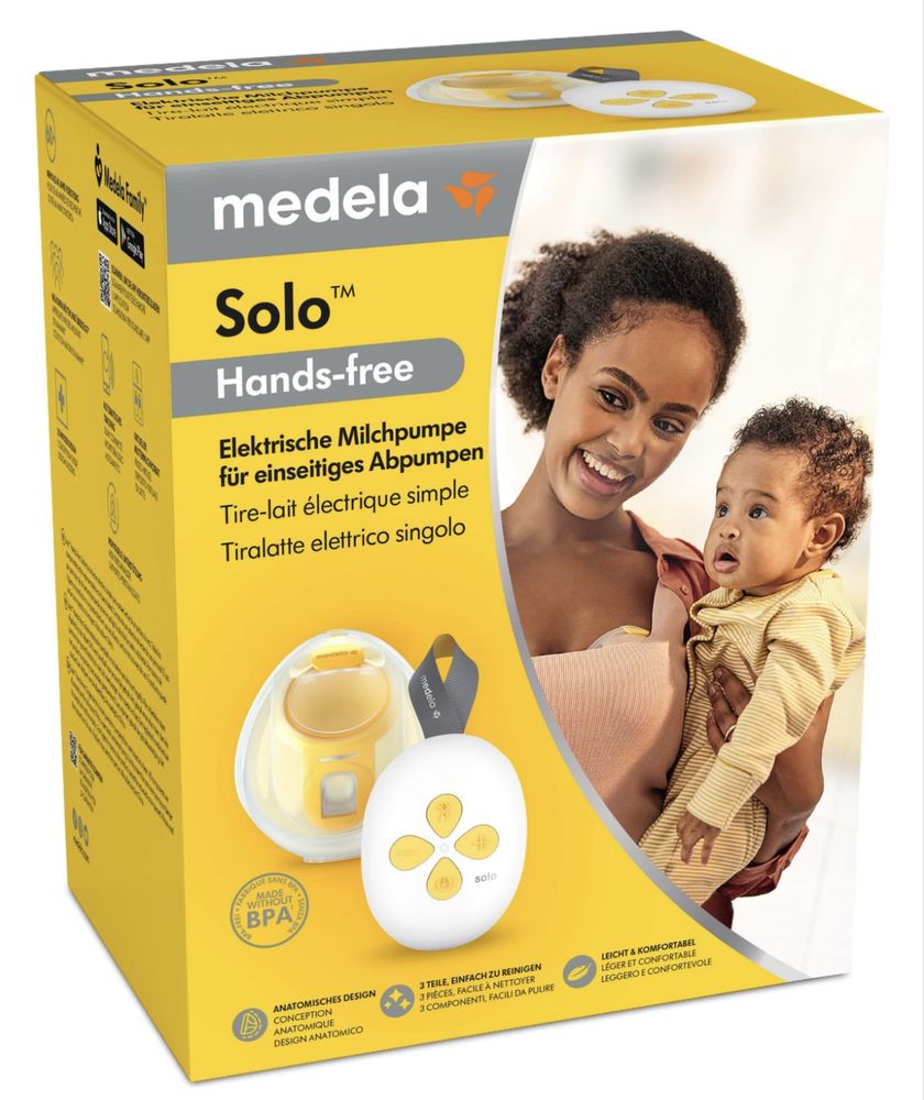 Помпа за кърма Medela solo handsfree