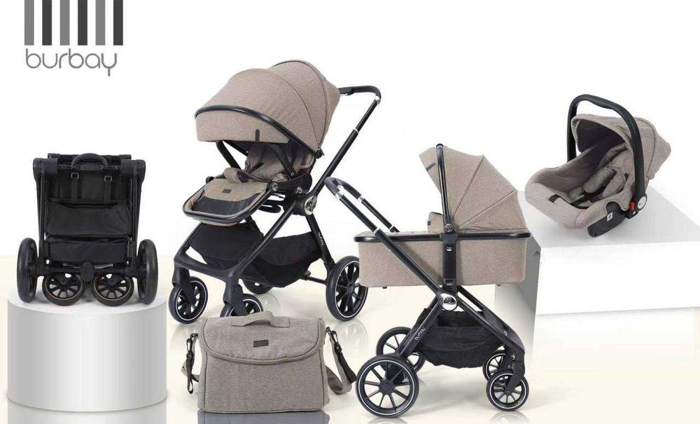 Детская Коляска Bebetto Holland 3в1, Kаlyaska Коляски По ОПТОВЫМ ЦЕНАМ