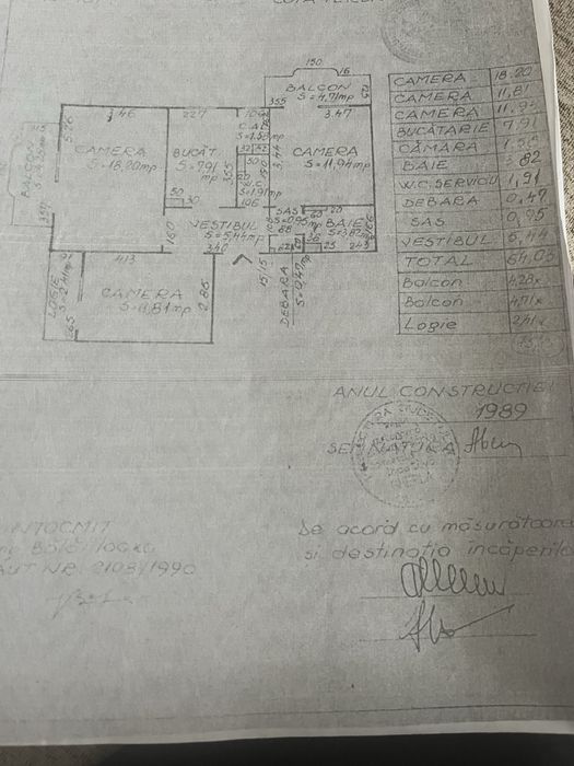 Vand apartament in Gherla!