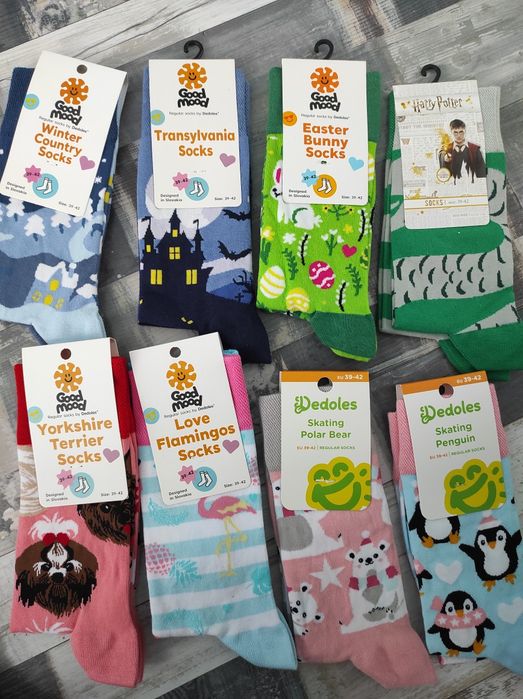 Шарени чорапи 39-42 размер Дедолес