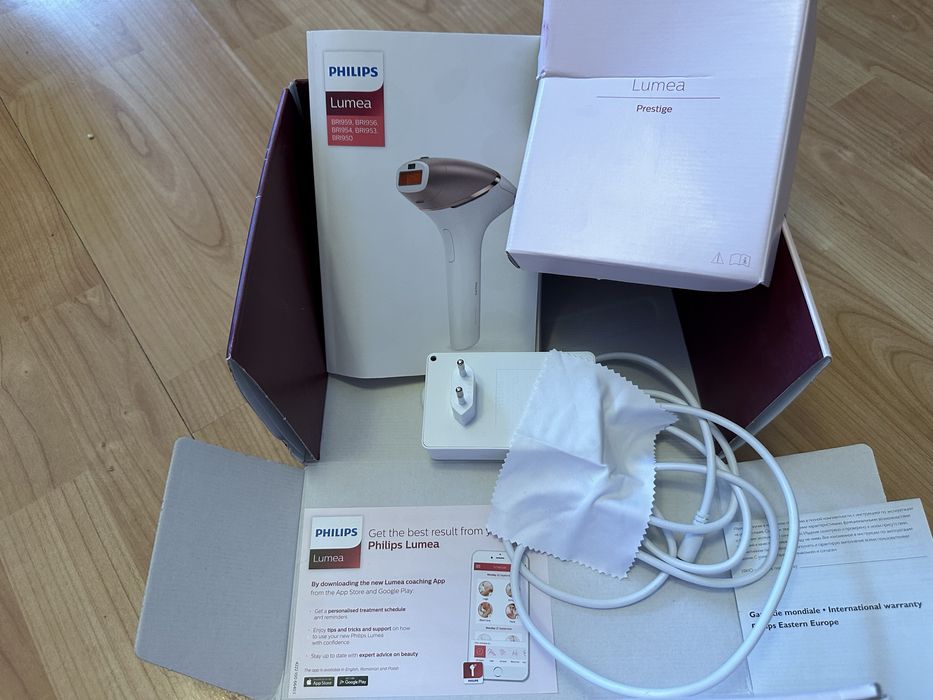 Epilator IPL Philips Lumea Prestige SmartSkin, Accesorii Corp & Față