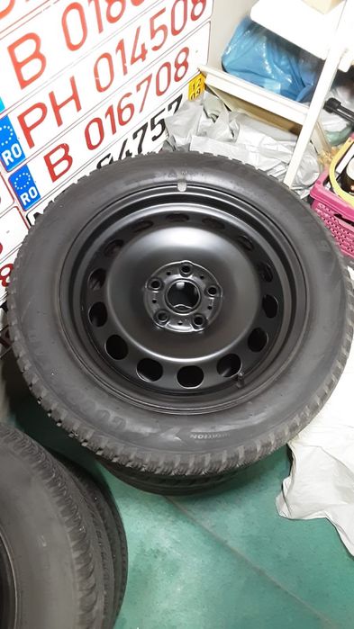 Vand jante R15,R16 cu anvelope iarna Vw,Skoda,Seat,Audi
