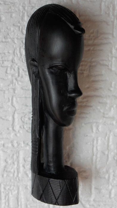 statueta sculptura lemn abanos arta africana antichitati statuie