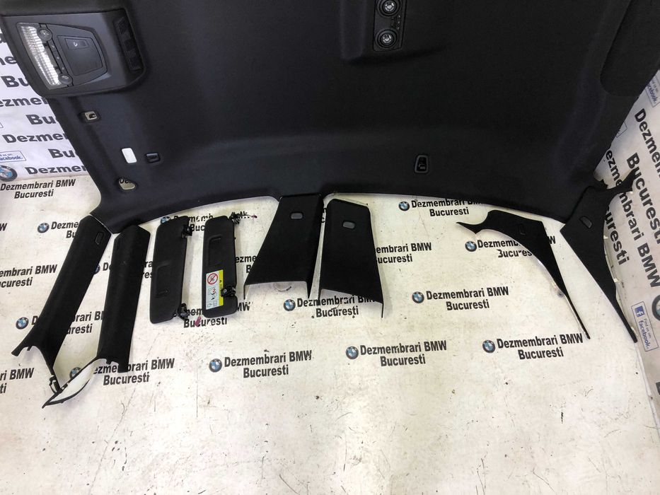 Plafon interior negru M complet BMW seria 6 F06 Gran Coupe