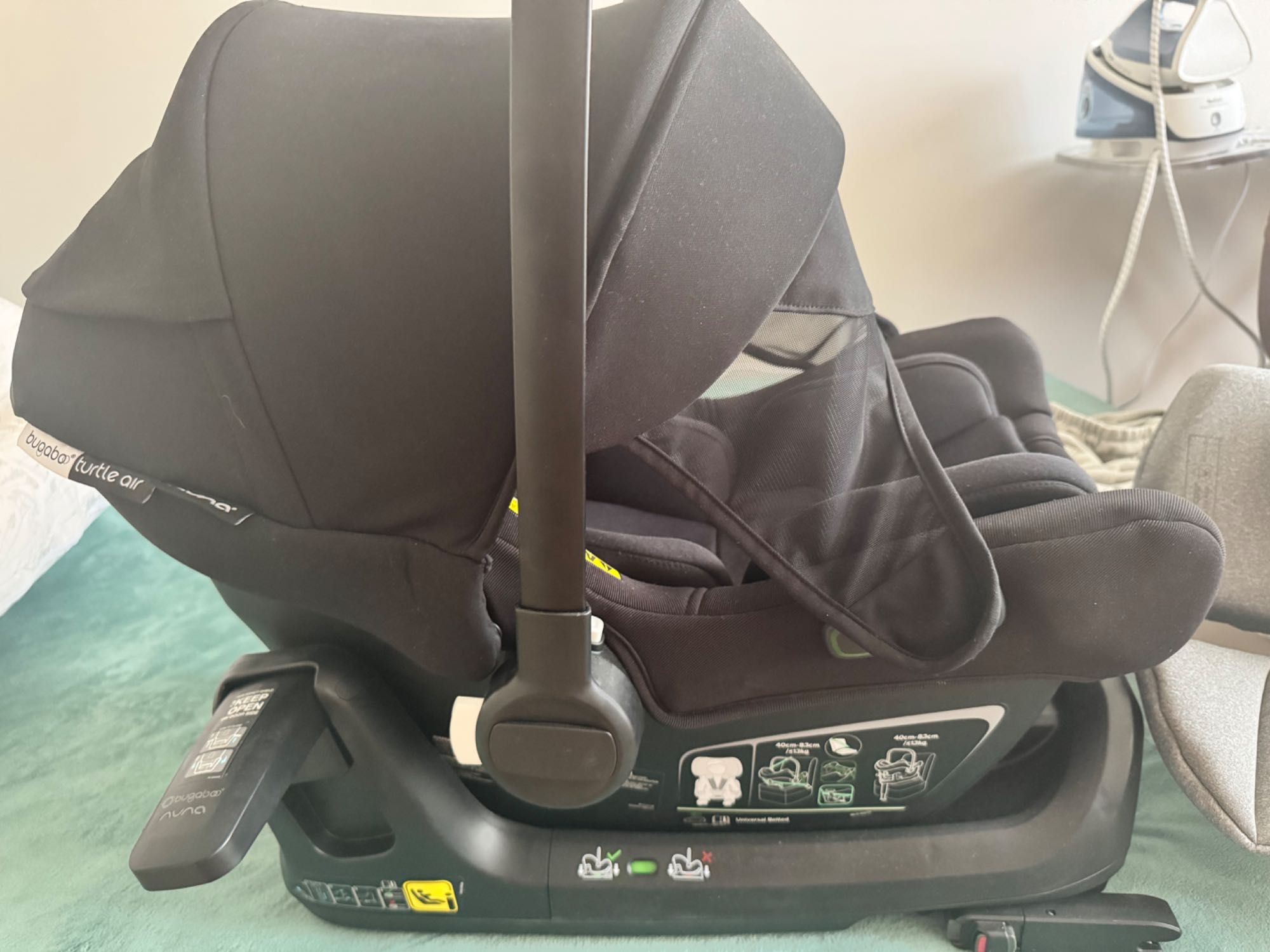 Стол за кола Bugaboo Turtle Air by Nuna i-Size Black