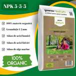 Îngrășământ organic pentru gazon Greenax BioTurf+, 10 kg-gazonluna.ro